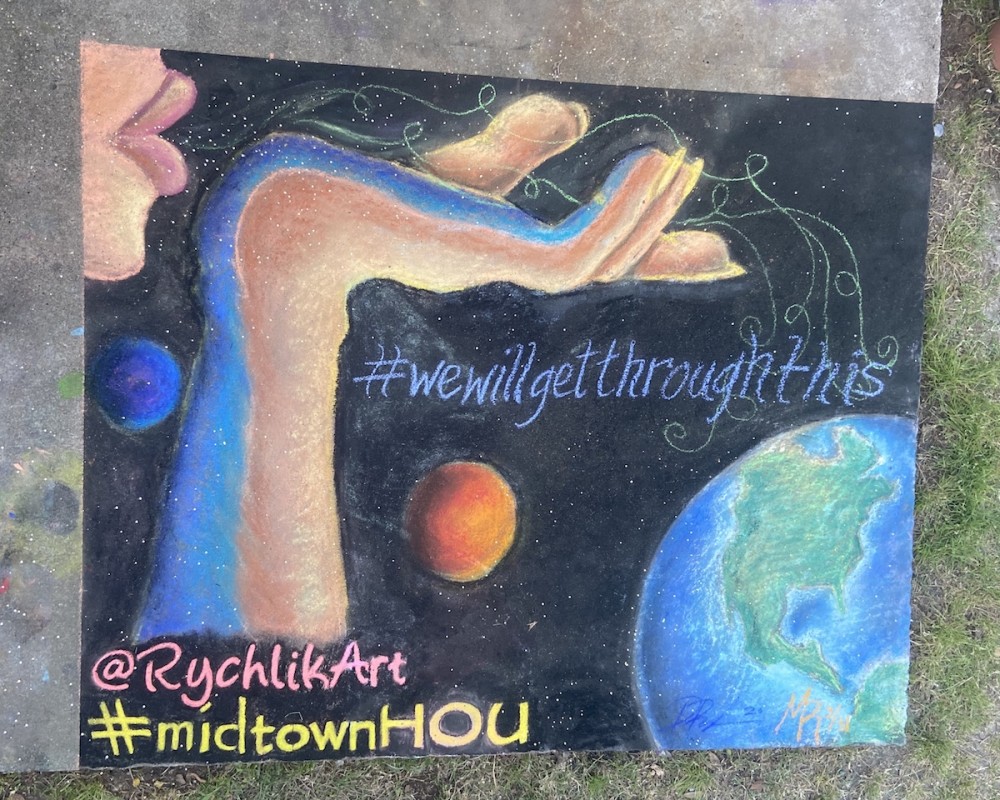 Virtual Chalk on the Block Event The Buzz Magazines